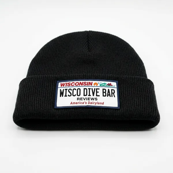 License Plate Knit Beanie