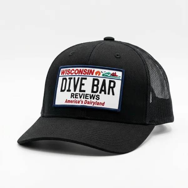 Wisconsin License Plate Trucker Hat